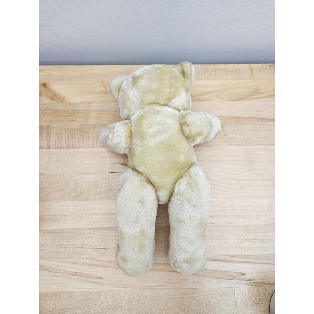 Vintage collectible Jointed Blonde Plush Teddy Bear Stuffed Animal - Picture 5 of 6